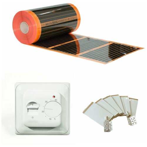 Комплект термопленка Eastec Energy Save PTC 100 ширина 1 метр длина 3 метра с механическим терморегулятором RTC 7026 4100₽