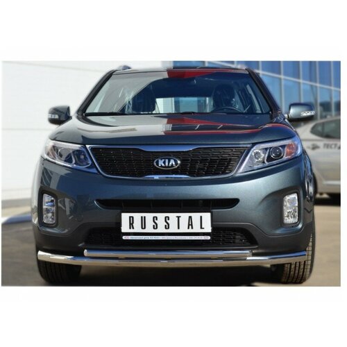 Защита переднего бампера d63 ( секции) / d42 (дуга) Sorento Kia 2012-2020