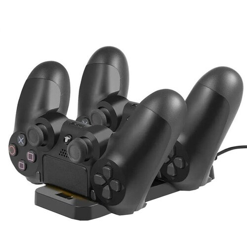 Зарядная станция для 2-х геймпадов SONY PlayStation 4 (PS4) Dualshock 4 Dual Charging Dock TP4-889 DOBE