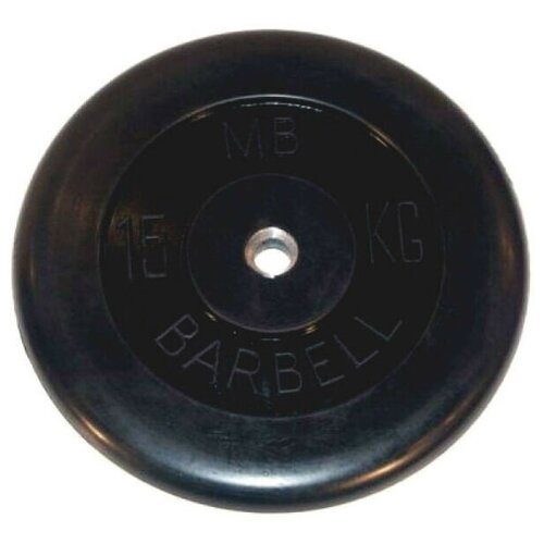 Диск обрезиненный MB Barbell MB-PltB31-15