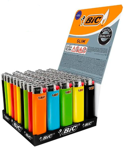 Зажигалка газовая кремниевая BIC (БИК) J3, 5 шт - фотография № 1