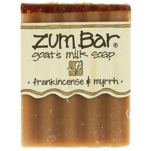 ZUM, Zum Bar, мыло с козьим молоком, ладан и мирра, 3 унции, 1 шт.