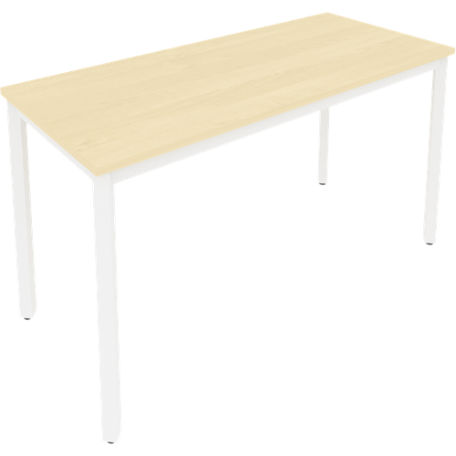 Стол на металлокаркасе Slim System Riva С.СП-5.1 Клен/Белый мет. 1380*600*750