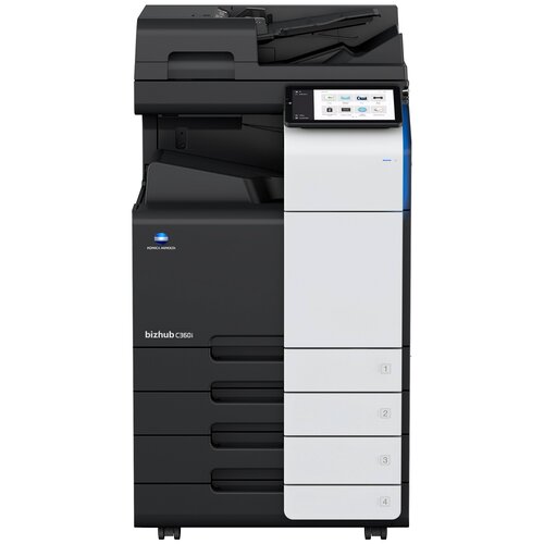 МФУ лазерное Konica Minolta bizhub C360i, цветн., A3, черный/белый