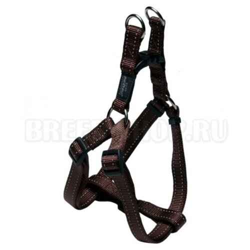 Шлейка Rogz Step-In Harness M (SSJ11) коричневый, M