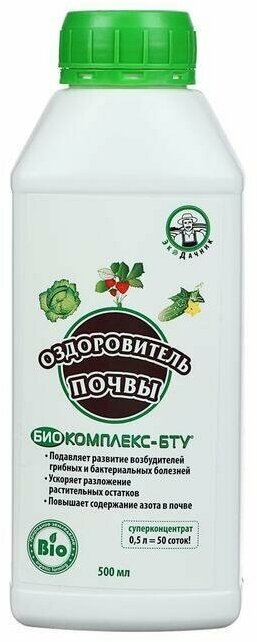 Микробиологический препарат Оздоровитель почвы "Биокомплекс-БТУ", 0,5 л