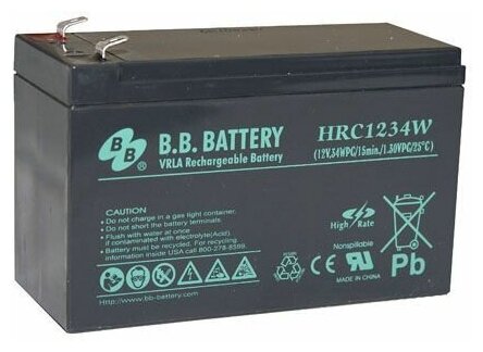 BB Батарея для ИБП BB HRC 1234W 12В 9Ач