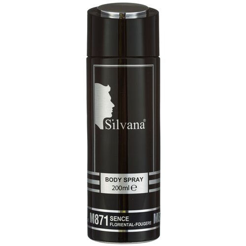 Парфюмированный дезодорант-спрей для тела Silvana Sence, 200ml