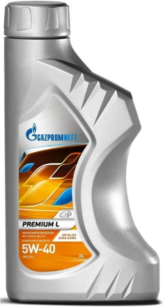 Масло моторное Gazpromneft Premium L 5W-40, 1л