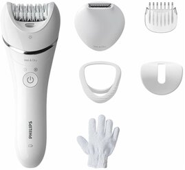 Эпилятор Philips BRE715 Epilator Series 8000 белый