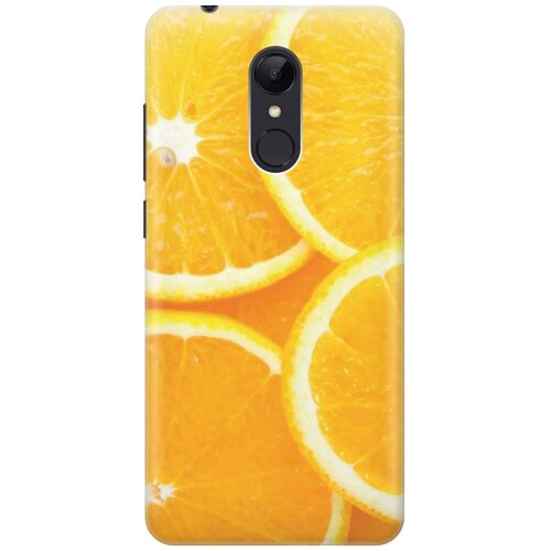 фото Cиликоновый чехол на xiaomi redmi 5 / сяоми редми 5 с принтом "апельсины" gosso