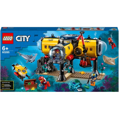 Купить Конструктор LEGO City Oceans 60265 Океан: исследовательская база