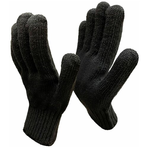 Зимние полушерстяные перчатки без покрытия Master-Pro русский ЛЕС 2 пары10507-RF0-2