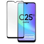 Защитное стекло для realme C25S c полным покрытием, серия стеклофф Base - изображение