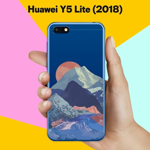 Силиконовый чехол Горы на Huawei Y5 Lite (2018) силиконовый чехол корги в масках на huawei y5 lite 2018