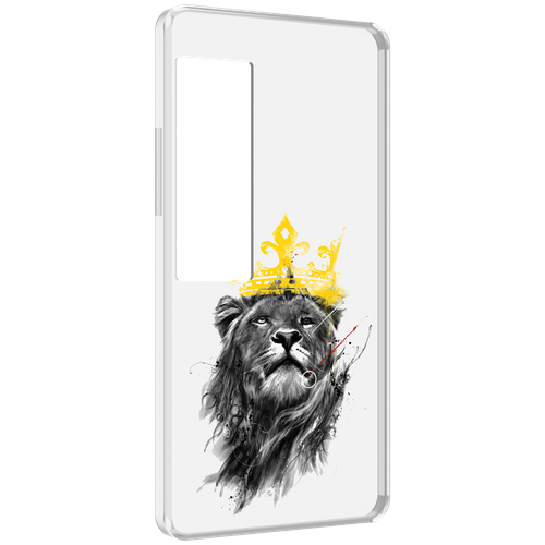 Чехол MyPads король-лев для Meizu Pro 7 Plus задняя-панель-накладка-бампер