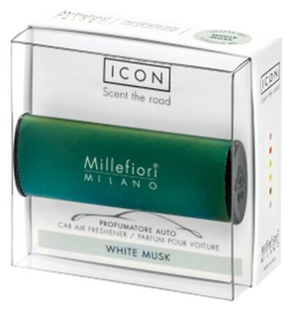 Ароматизатор автомобильный Millefiori Milano ICON "Классик" Белый мускус - фото №1