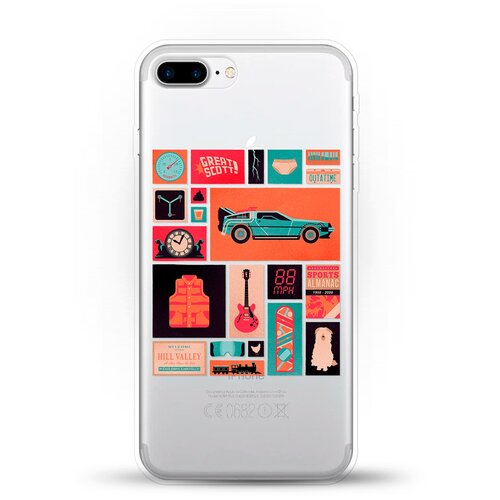 фото Силиконовый чехол back на apple iphone 8 plus andy & paul