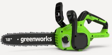 Изображение товара Пила цепная аккумуляторная 24V GREENWORKS GD24CS30K4 с АКБ 4 АЧ и ЗУ