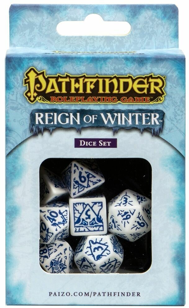 Набор кубиков Pathfinder, 7шт, Reign of Winter