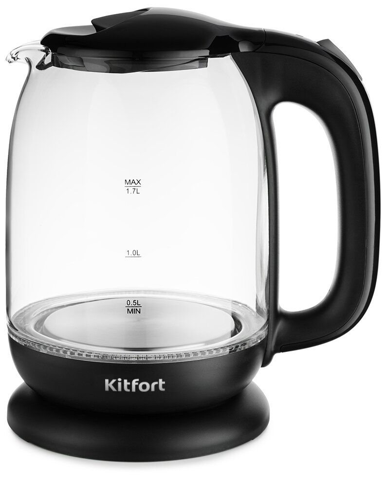 Чайник Kitfort KT-625-6, черный - фотография № 2