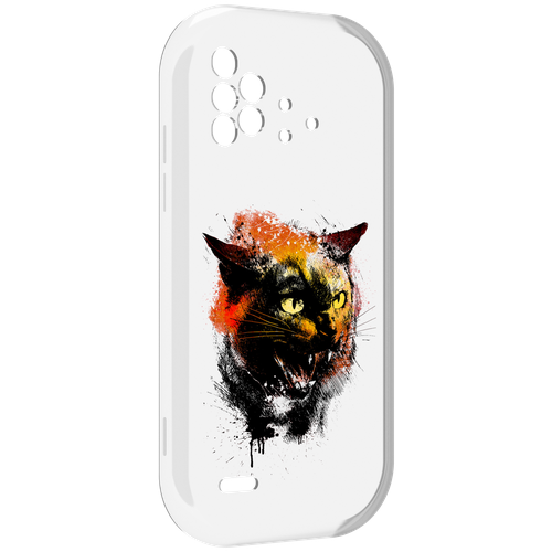 Чехол MyPads сиамский кот для UMIDIGI Bison X10 / X10 Pro задняя-панель-накладка-бампер