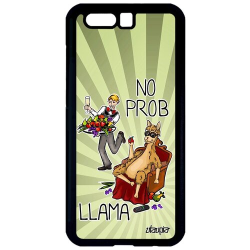 фото Чехол на телефон honor 9 французский дизайн no prob lama комичный шутка utaupia