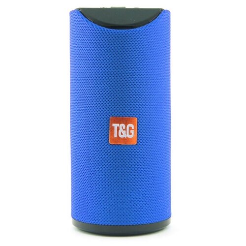 Портативная акустика T&G TG113, 10 Вт, синий портативная блютуз колонка faison h6 чёрный