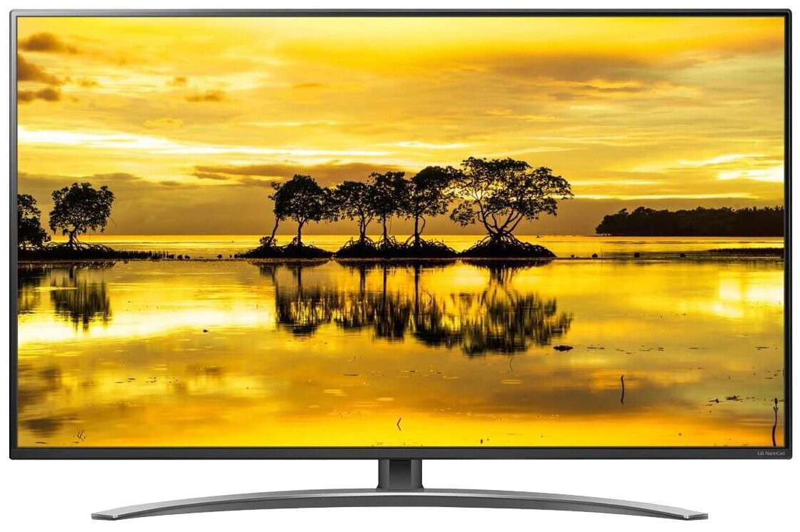 49" Телевизор LG 49SM9000 2019 NanoCell, HDR, LED, алюминий/черный