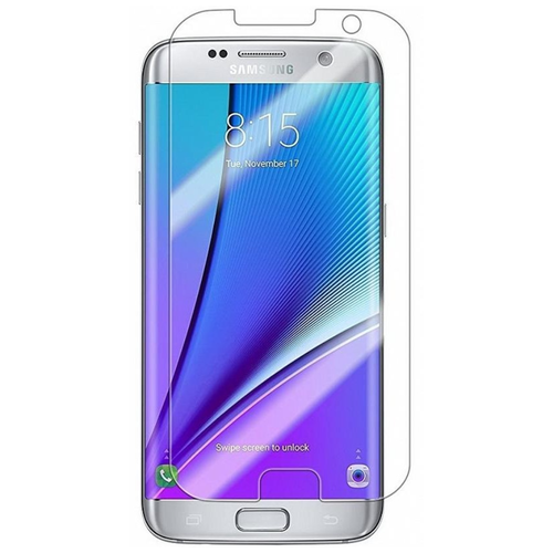 Защитная пленка MyPads (только на плоскую поверхность экрана НЕ закругленная) для телефона Samsung Galaxy S6 Edge Plus глянцевая