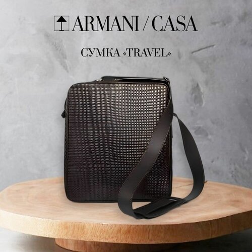 Сумка планшет Armani/Casa, коричневый