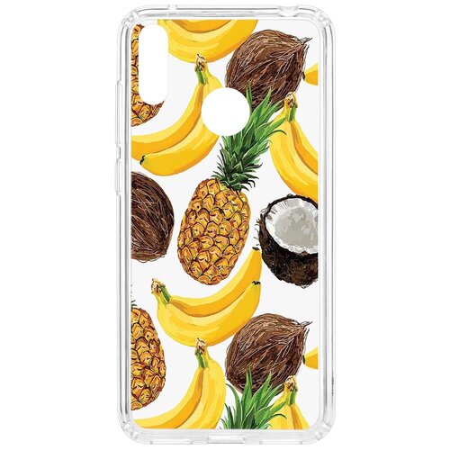 фото Чехол на huawei y7 2019 kruche print тропический микс
