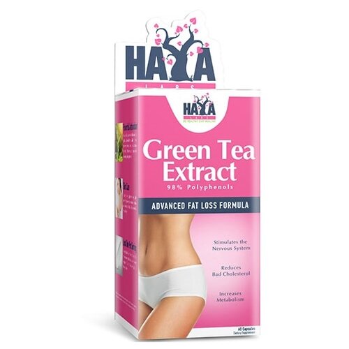 Таблетки HAYA LABS Green Tea Extract, 60 шт.