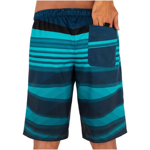 фото Пляжные шорты длинные 100 camada blue, размер: xl, цвет: синий olaian х декатлон decathlon