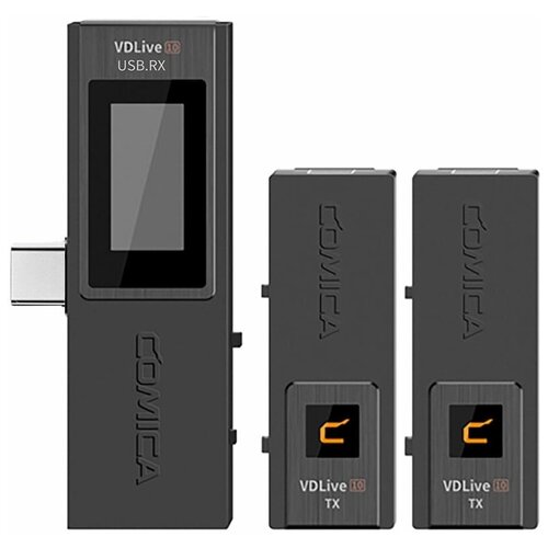 Радиосистема CoMica VDLive10 Type-C Чёрная VDLive10 USB(Black)