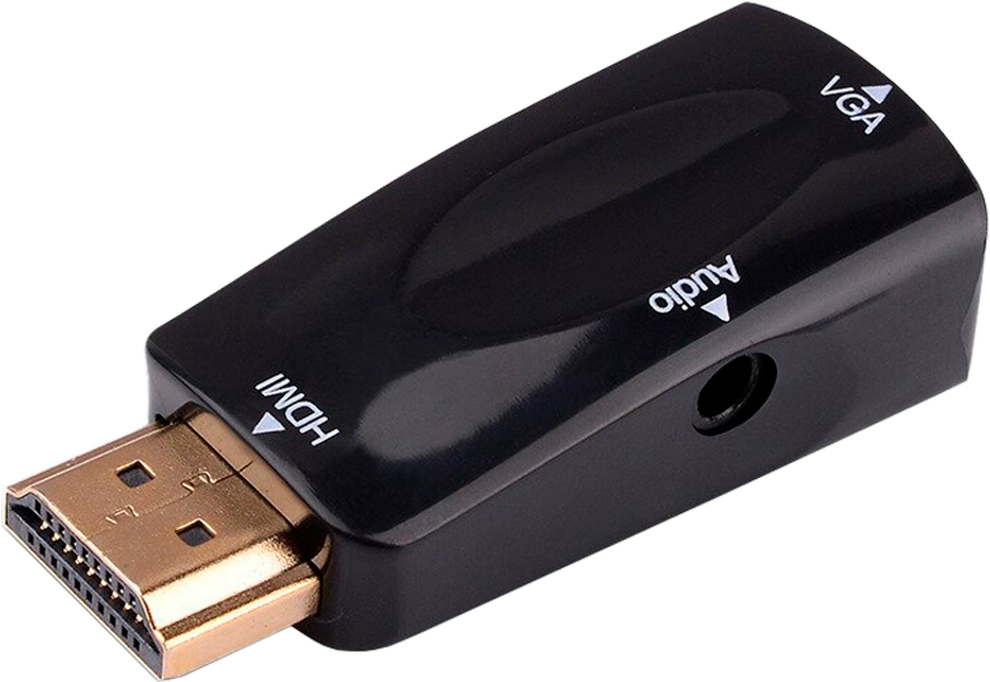 Адаптер (HW-2208) HDMI-F to VGA black