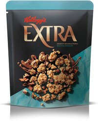 Гранола Kellogg's Extra хлопья с молочным шоколадом, дой-пак, 300 г