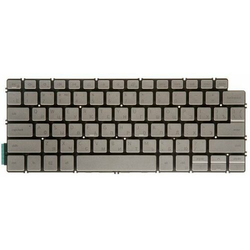 Клавиатура для ноутбука Dell 14-5390 5391 7391 5490 5491 7491 5498 7490 серебристая 2860₽