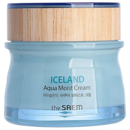 The Saem Крем для лица интенсивно увлажняющий с ледниковой водой 60 мл Iceland Aqua Moist Cream