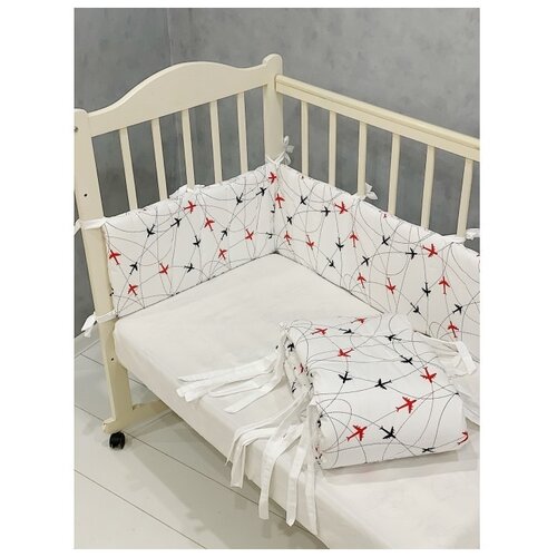 бампер Самолёт (2 предмета) Красный