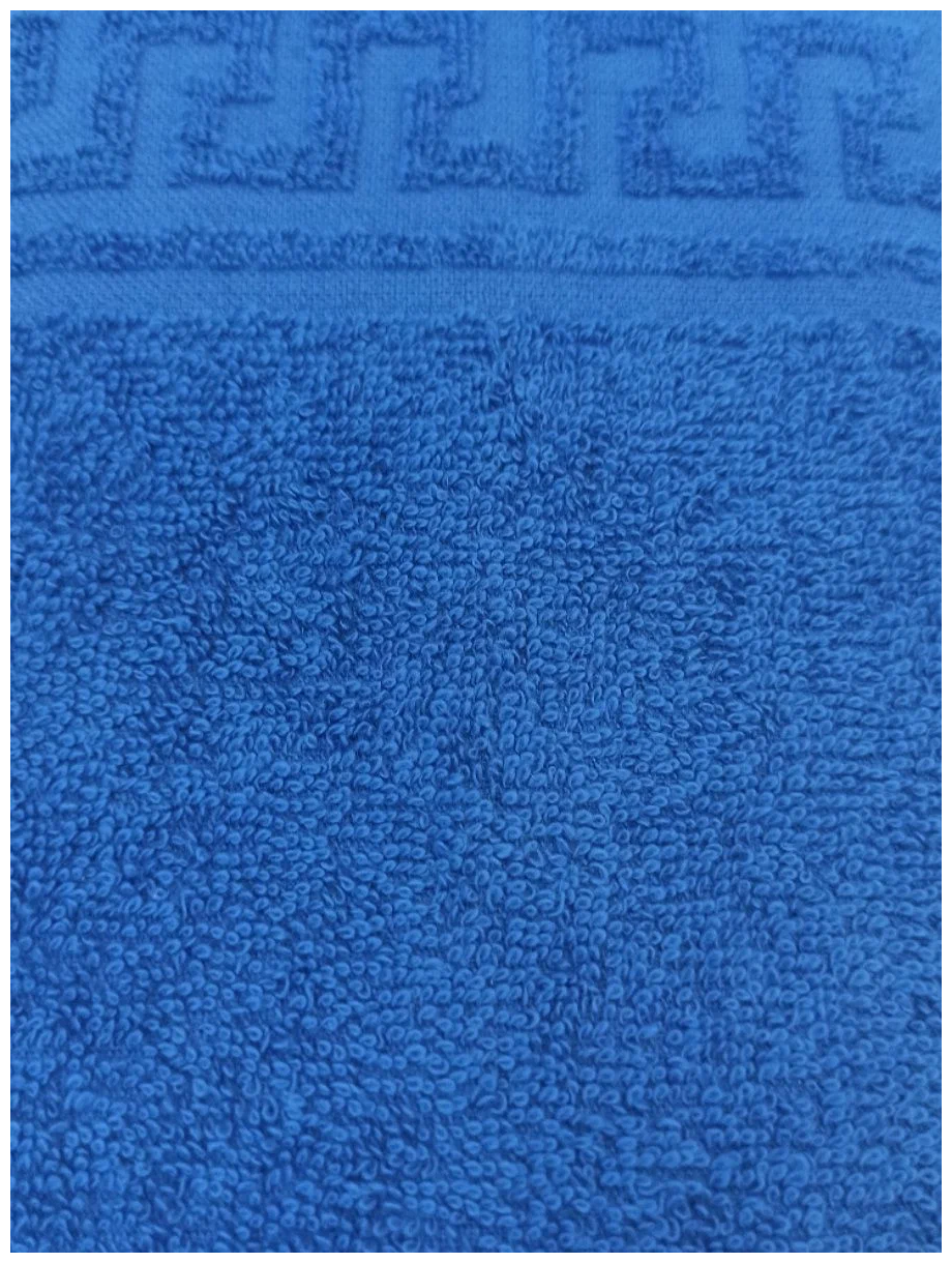 Полотенца махровые кухонные 30х50 см, 5 штук, салфетки махровые для рук, 100% хлопок, синий - фотография № 7