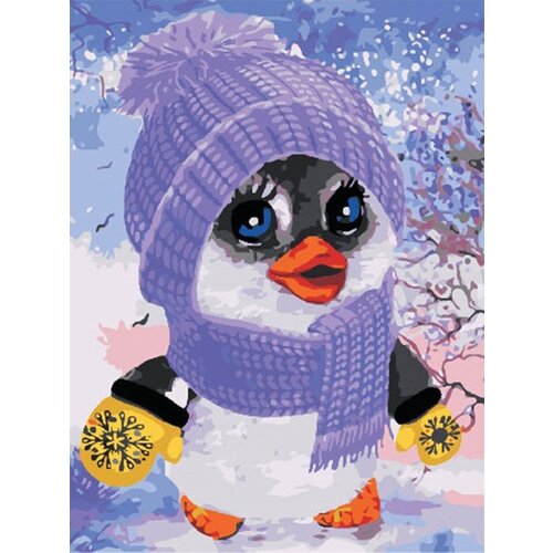 Картина по номерам Маленький Пингвин 40х50 см Hobby Home картина по номерам маленький пингвин 40х50 см