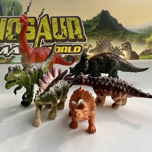 Набор фигурок динозавров 6шт 3-7см / Игрушки для детей / Тирекс