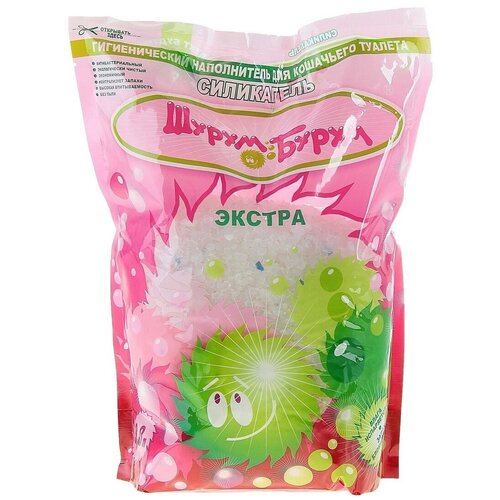 Наполнитель 3,8л Шурум-Бурум Экстра силикагелевый для кошек