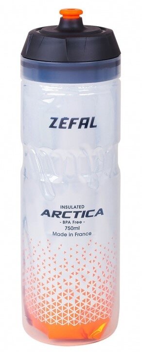 Фляга Zefal Arctica 75 Bottle Silver/Orange