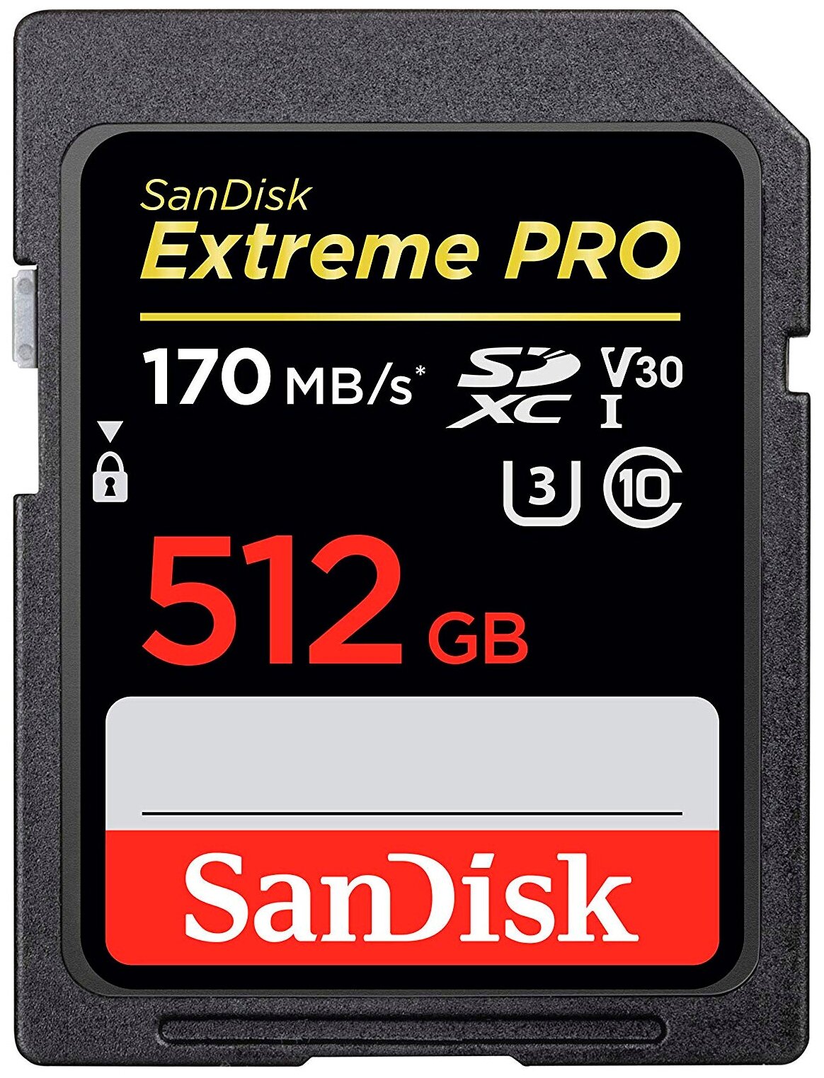 Карта памяти SDXC 512Gb Extreme Pro SanDisk (SDSDXXY-512G-GN4IN)