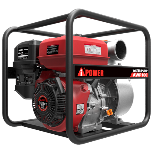 Мотопомпа A-iPower AWP100 (30141) 13 л.с. 1517 л/мин мотопомпа maxcut 2t mc10st 9960 л час