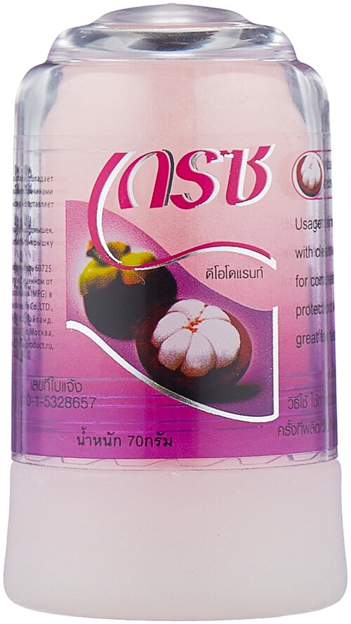 Grace Дезодорант Mangosteen, кристалл (минерал), 70 мл, 94 г