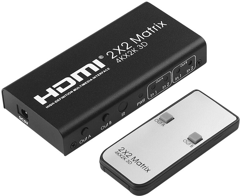 Матрица PALMEXX 2HDMI*2HDMI 4Kx2K/30Hz (2160P HDMI 1.4b)