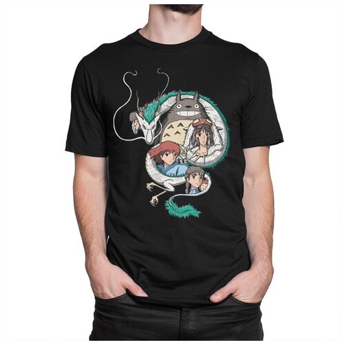 фото Футболка dream shirts фильмы "студия гибли" мужская xl черная